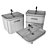 Replay Bathroom Sink: Modern Design 3D model small image 2