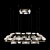 Elegant Glow: TUREX09 Chandelier 3D model small image 1