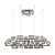 Elegant Glow: TUREX09 Chandelier 3D model small image 3