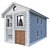 Stylish Classic Cottage 3D model small image 1