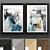 Dual Texture Art Frame 50x70cm 3D model small image 1