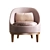 Elegant Belle Armchair by Piet Boon 3D model small image 6