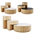 Peruse Levels Coffee Tables: Modern, Elegant, and Versatile 3D model small image 1