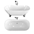 Luxurious Villeroy & Boch Antheus Freestanding Bathtub 3D model small image 2