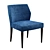 Versmissen Jasy: Stylish Fabric Dining Chair 3D model small image 1