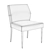 Versmissen Jasy: Stylish Fabric Dining Chair 3D model small image 5