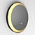 Iron Moon: Round Mirror with Illumination 3D model small image 2