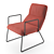 Sleek Sancale Elle Armchair: Swivel & Lock. 3D model small image 5