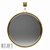 Elegant Brass Pendant Mirror 3D model small image 1