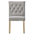 Customizable Flynn Dining Chairs 3D model small image 3