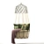 Cozy EMFURN Hanging Chair: Hair & Fur Blanket 3D model small image 2
