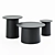 Stylish Coco Coffee Table Set 3D model small image 1