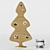 Handcrafted Christmas Decor Set 3D model small image 1