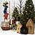 Festive Christmas Decor Set 3D model small image 3