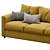 Elegant Vimle 3-Seat Sofa 3D model small image 3