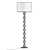 Hugo Barbell Floor Lamp: Modern Elegance in Brass 3D model small image 5