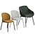 Modern Princeton Chair: Sleek Design, BoConcept 3D model small image 1