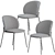 Modern Princeton Chair: Sleek Design, BoConcept 3D model small image 7