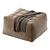 Minimalist Nano Pouf: H 44, W 82, D 77 3D model small image 2