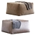 Minimalist Nano Pouf: H 44, W 82, D 77 3D model small image 4