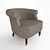 Classic Italian Luxury Armchair: Poltrona Frau Club 3D model small image 1