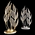 Elegant Swarovski Crystal Chandelier 3D model small image 1