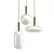 Opal Ceiling Lamp: Modern Designer Lighting 3D model small image 1