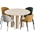 BoConcept & Fredericia Dinning Set - 3 Chairs + 1 Table 3D model small image 5