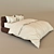 Sleek Modern Bed - 1600 x 2000mm 3D model small image 2