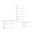 Tetris Nightstands & Chest of Drawers 3D model small image 5