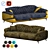 Turkish Casette: Modern Sofa 3D model small image 1