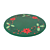 Poinsettia Christmas Tree Rug 3D model small image 2