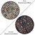 Modern Round Carpets Set 3D model small image 2