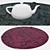 Round Carpets Set: Versatile and Realistic 3D model small image 3