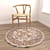 Versatile Round Carpets Set 16 3D model small image 4