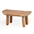 Zara Home Zen Bowed Stool 3D model small image 7