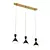 Modern Black Brass Pendant Light 3D model small image 4