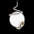 Elegante Profili Creep Pendant 3D model small image 3