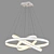 Baltic Style LED Pendant Chandelier 3D model small image 1