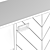 Elegant Zen Greyson Sideboard 3D model small image 3