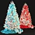 Winter Wonderland White Christmas Tree 3D model small image 1