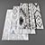 Assorted Carpet Collection - 5 Pieces 3D model small image 1