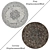 Versatile Round Carpets Set 3D model small image 2