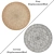 Title: Versatile Round Carpet Set 3D model small image 2