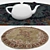 Round Carpets Set 21 - Versatile and DetailedRenders 3D model small image 3