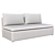 Versatile Victor Sofa: Customize Colors, Easy Assembly 3D model small image 3