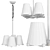Elegant Anke Luxury Chandelier 3D model small image 2