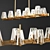 Elegant Anke Luxury Chandelier 3D model small image 1