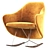 Modern Rocking Armchair Segis Taxido: Sleek Design for Ultimate Comfort 3D model small image 6