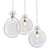 Glass Pearl Pendant Light 3D model small image 1